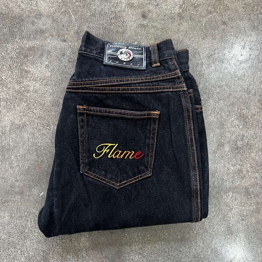 Rare Y2K 2000s Johnny Blaze Denim Jeans size 5